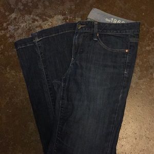 Gap long and lean dark jeans 1969